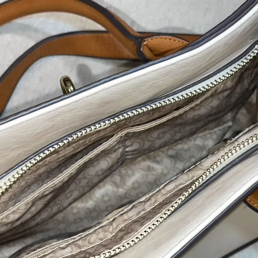 Charming Charlie | Cream Convertible Shoulder Bag